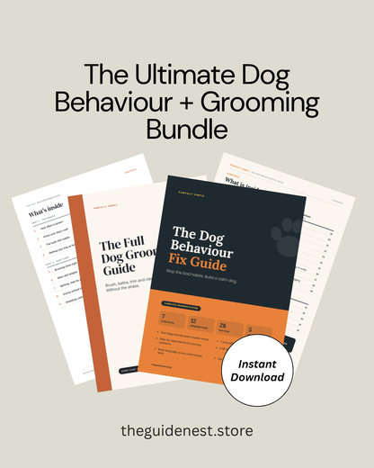 The Ultimate Dog Behaviour + Grooming Bundle